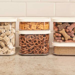Small Stories Stackable Pantry Containers Set of 5 NEW IN BOX